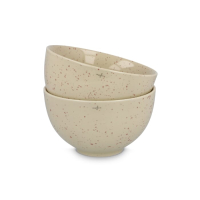 Zestaw ceramicznych misek Sagaform Ditte 12 cm, beżowy