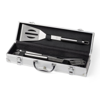 Zestaw do grilla KOLM srebrny