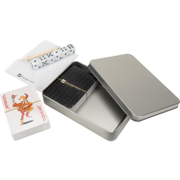 Zestaw do gry w karty i kości MURRAY Schwarzwolf, szary