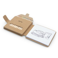 Zestaw do kolorowania, kredki | Alondra neutralny