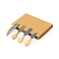 Zestaw do sera, 4 el. brązowy
