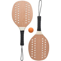 Zestaw do tenisa brązowy