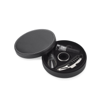 Zestaw do wina NEBBILO czarny