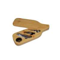 Zestaw do wina w pudełku z bambusa