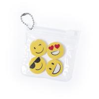 Zestaw gumek do mazania żółty