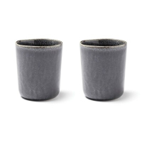 Zestaw kubków ceramicznych 350 ml VINGA Nomimono czarny