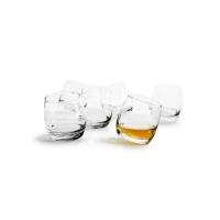 Zestaw kubków Sagaform z zaokrągloną podstawą 6 szt. 300ml, transparentny