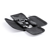 Zestaw narzędzi 19 el., śrubokręt czarny