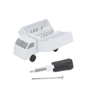 Zestaw narzędzi "ciężarówka" 15 el. biały