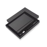 Zestaw notes z długopisem i brelokiem PROBIZ A5 czarny