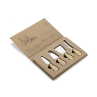 Zestaw noży do sera PECORINO naturalny