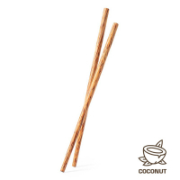 Zestaw pałeczek kokosowych, 2 el. brązowy