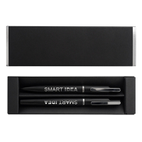 Zestaw piśmienniczy Treasure, srebrny