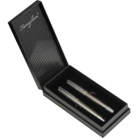 Zestaw piśmienny długopis i pióro kulkowe Ferraghini, szary