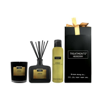 Zestaw prezentowy Home & Body DeLuxe TREATMENTS żółty