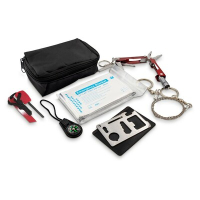 Zestaw survivalowy Air Gifts| Lieze czarny