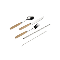 Zestaw sztućców ZOIA srebrny