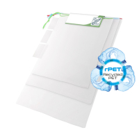 Zestaw woreczków na owoce i warzywa RPET, 3 szt. | Steven biały