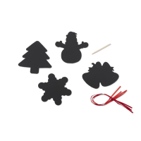 Zestaw zawieszek do zdrapywania DEKOR czarny