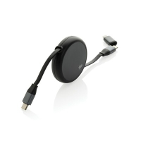 Zwijany kabel do ładowania 240W Terra black