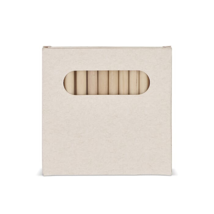 12 kredek do kolorowania w pudełku z kartonu z recyklingu