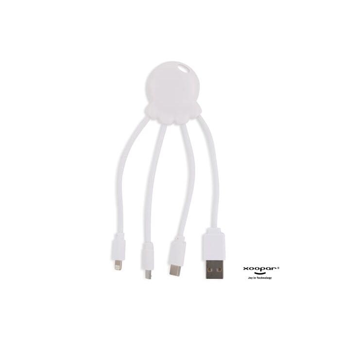 2087 | Xoopar Octopus Charging cable, biały