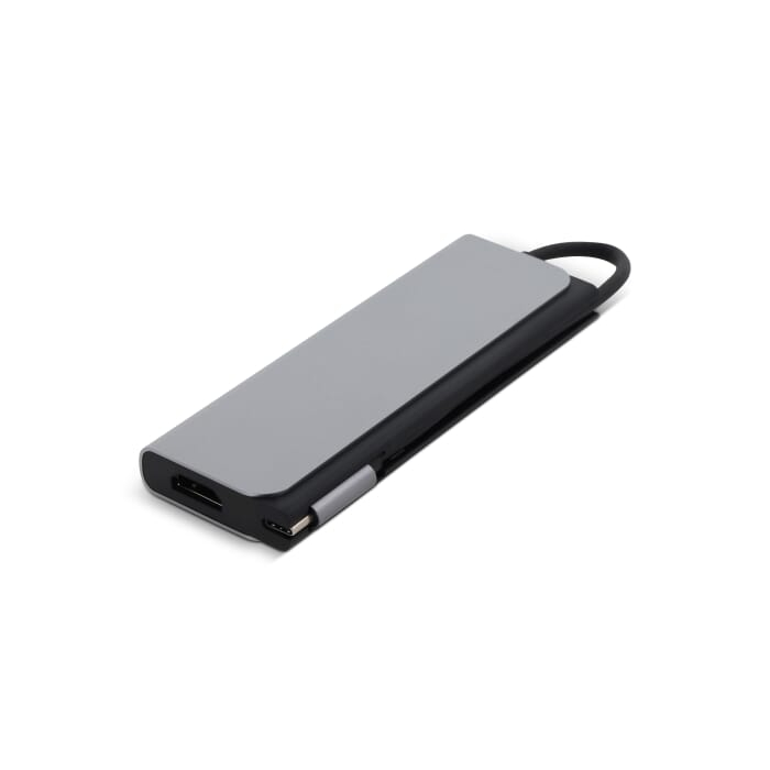 2651 | PowerHub HDMI, Jasny stalowy szary