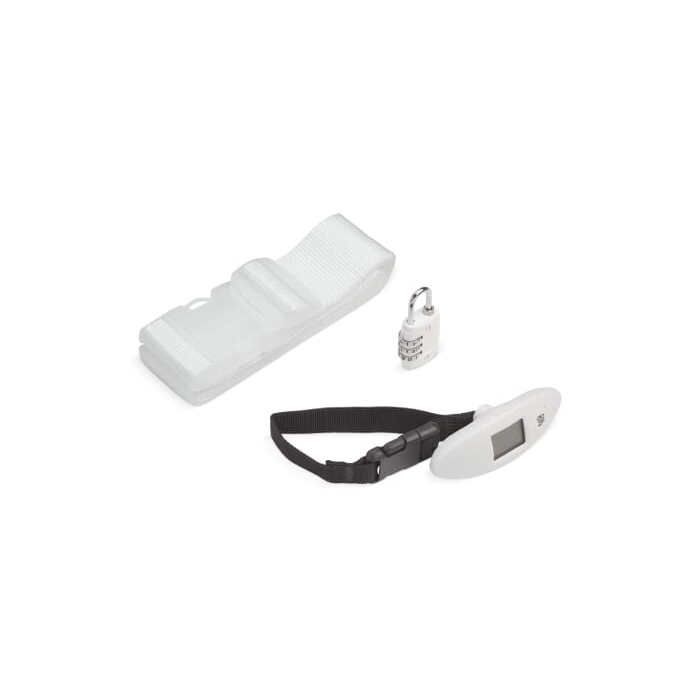 3-elementowy zestaw podróżniczy, biały