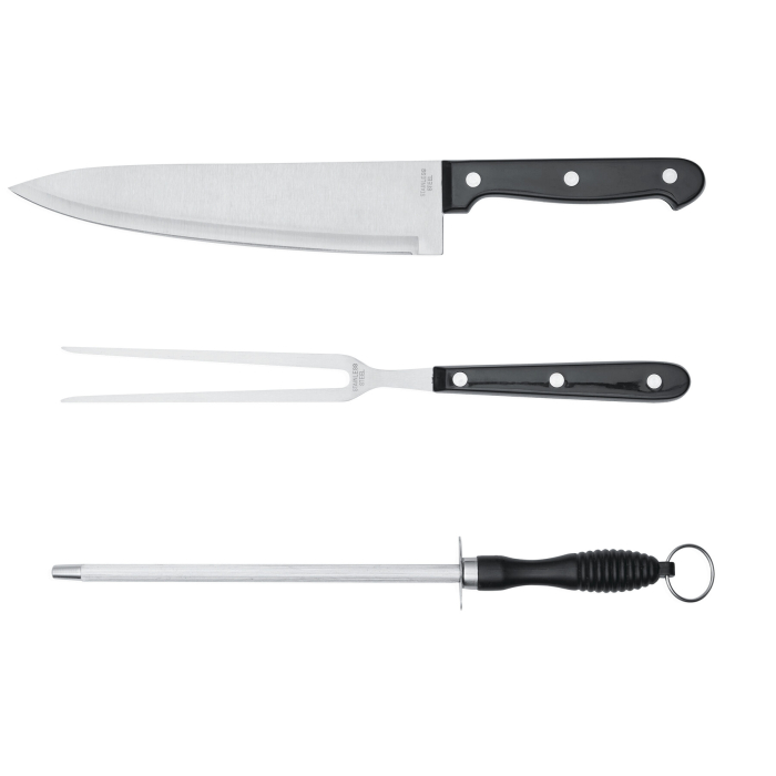 3-częściowy zestaw ze stali nierdzewnej CARVE