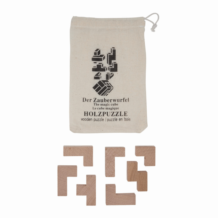 Trójwymiarowe puzzle drewniane CRAZY CUBE