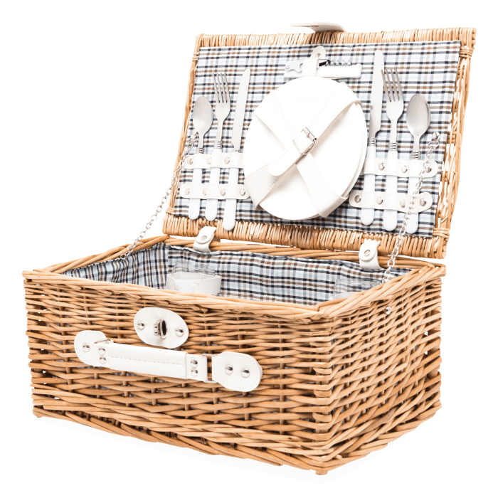 Wiklinowy koszyk piknikowy KINGS PARK