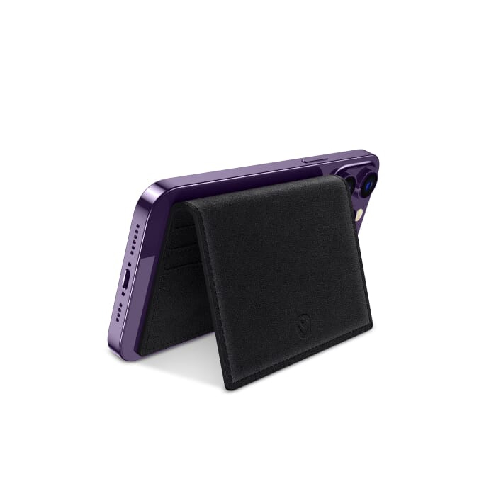 587303 Valenta Card Wallet Magsafe Leather, czarny