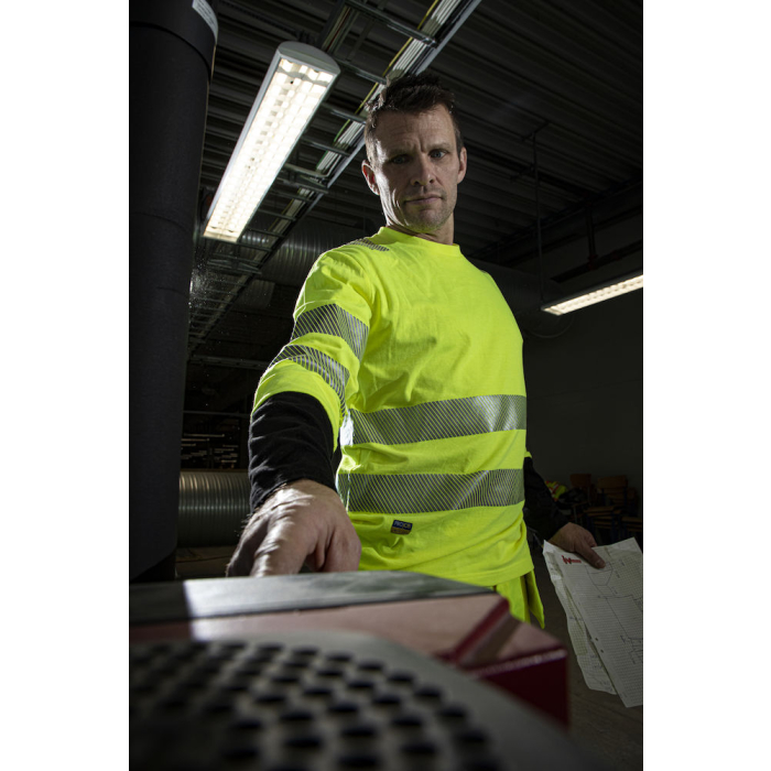 6014 T-SHIRT HV DŁUGI RĘKAW - EN ISO 20471 KLASA 3/2