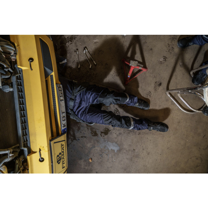 7513 Spodnie robocze damskie z otwartymi kieszeniami 