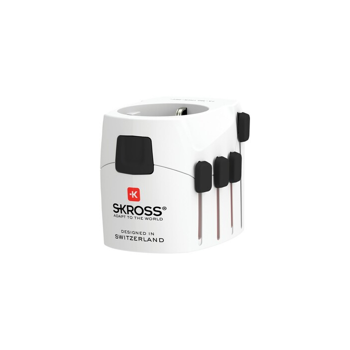 Adapter podróżny SKROSS Pro biały