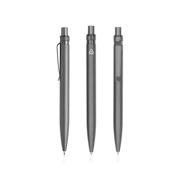 Aluminiowy długopis z recyklingu z kolorowym akcentem / Alur