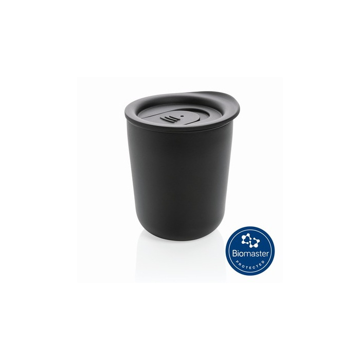 Antybakteryjny kubek podróżny 250 ml czarny