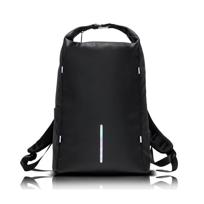 Antykradzieżowy plecak na laptopa z odblaskowymi detalami