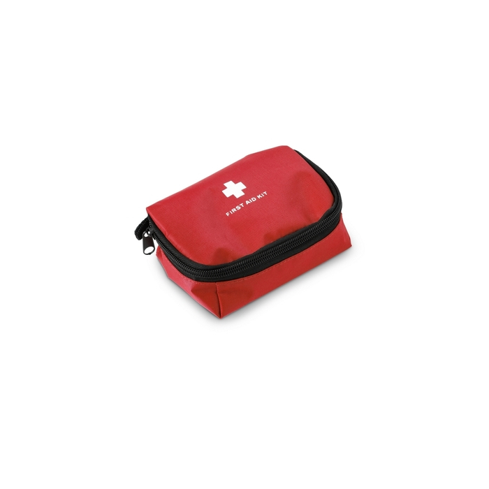 Apteczka w pokrowcu, 16 el. czerwony