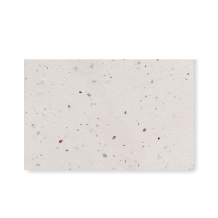 ASIDA - Wizytówka z nasionami dzikich k, Bialy