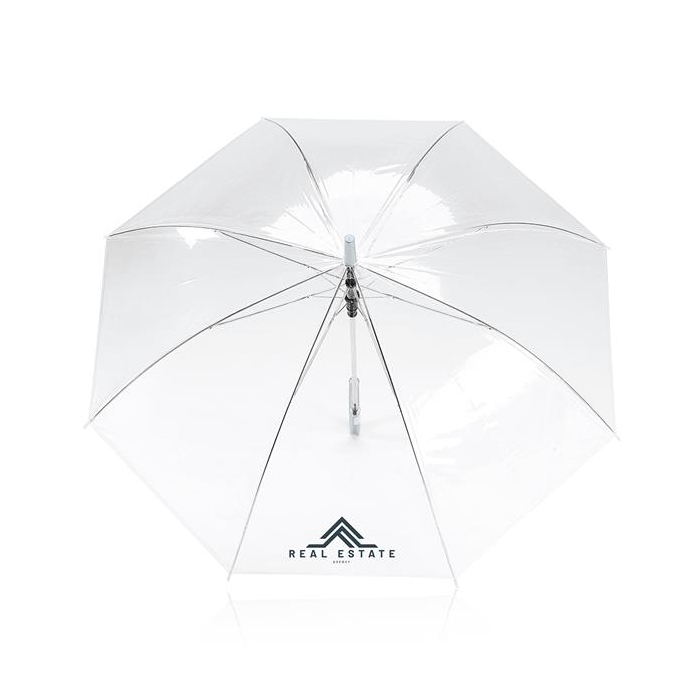 Automatyczny parasol transparentny z plastikową rączką / Sinrain
