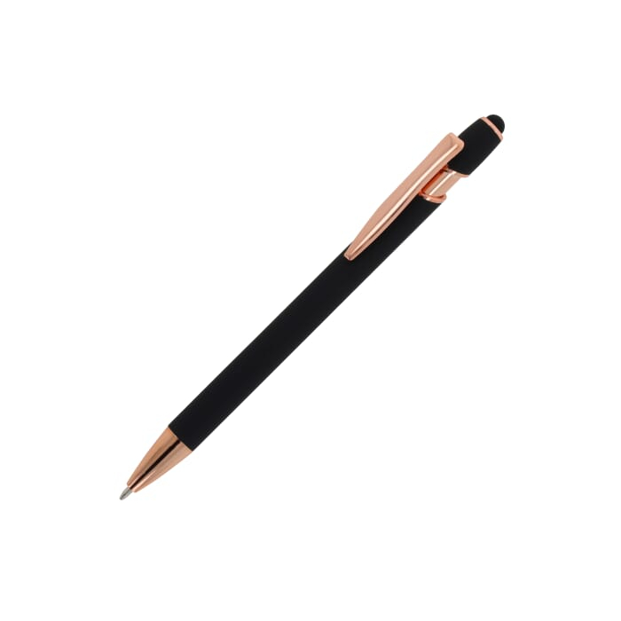 Ballpen Paris Deluxe Metal Rubberised, czarny