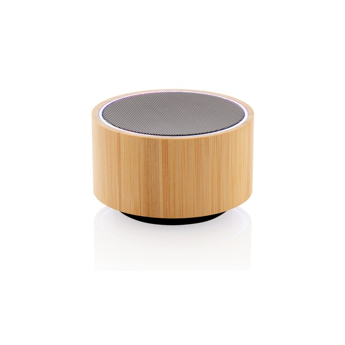 Bambusowy głośnik bezprzewodowy 3W czarny