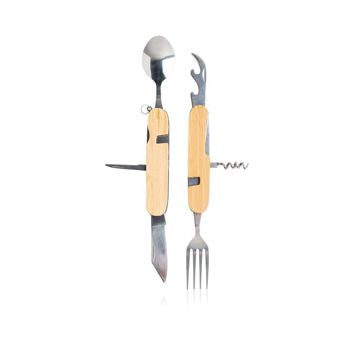 Bambusowy multitool ze sztućcami / Cutleroo