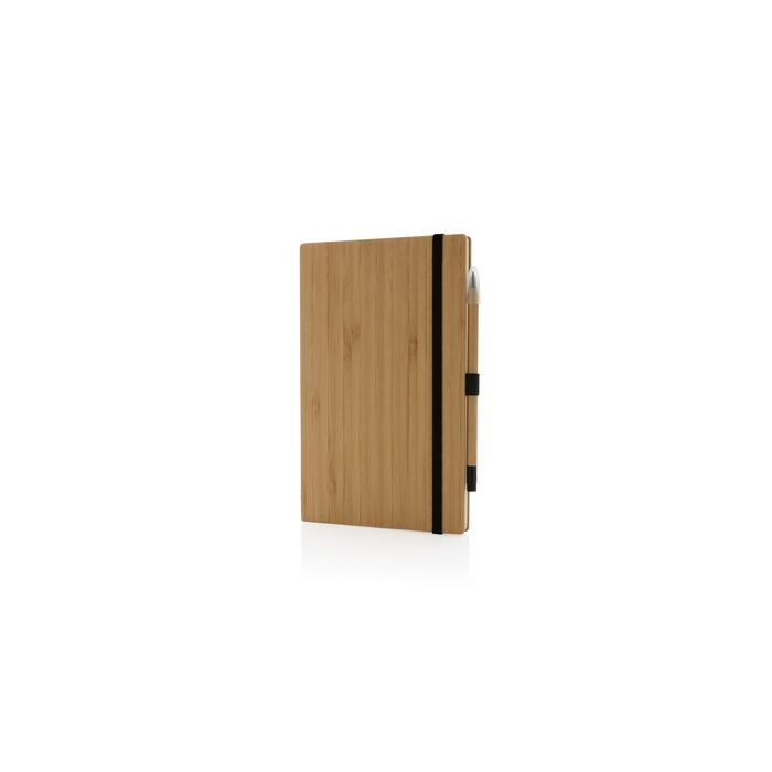 Bambusowy notatnik z ołówkiem Infinity brązowy