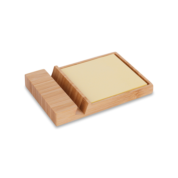 Bambusowy stojak na telefon Edgar, beżowy