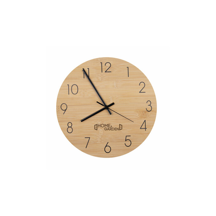 Bambusowy zegar ścienny | Imani drewno
