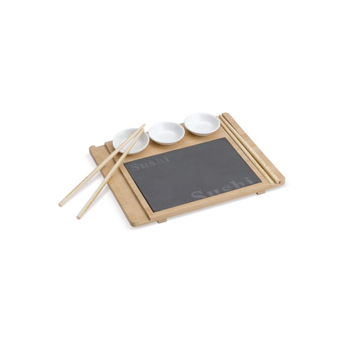 Bambusowy zestaw do serwowania sushi, drewniany Bambusowy zestaw do serwowania sushi, drewniany