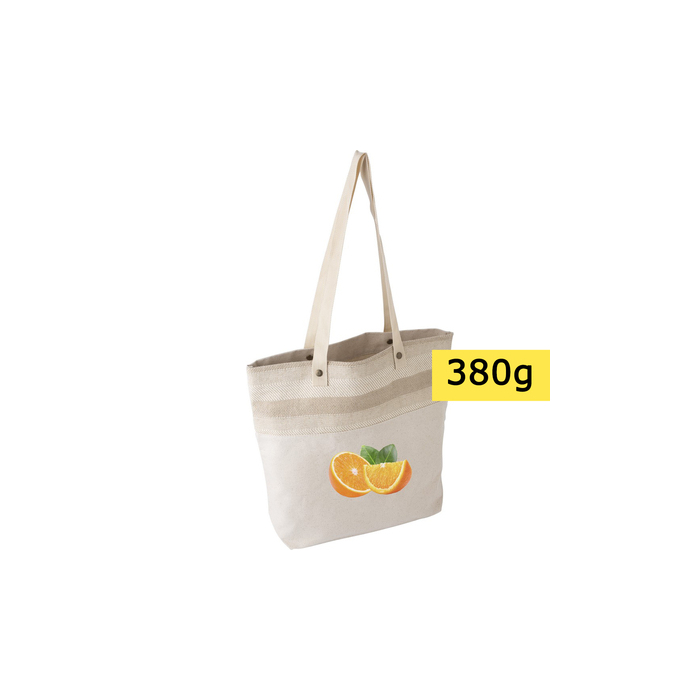 Bawełniana torba na zakupy brązowy