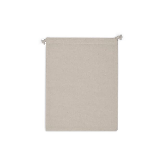 Bawełniana torba wielokrotnego użytku na żywność OEKO-TEX® 25x30cm, ecru